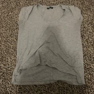 Plain Light Gray Tee